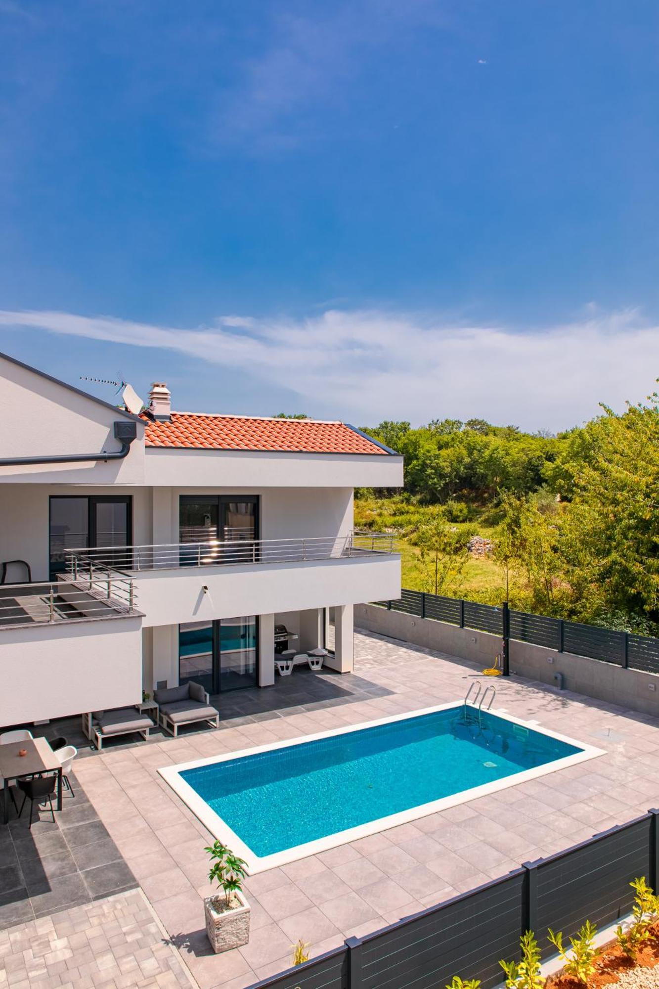 Villa Graefin Malinska Exteriér fotografie